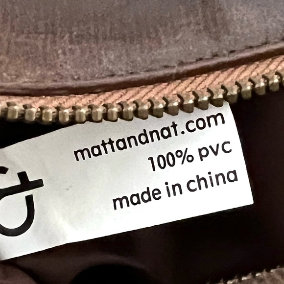 Matt and Nat Montreal PVC Bag Shimmering Cream Great Condition - Picture 8 of 13